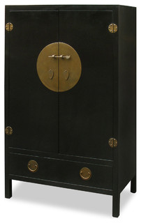 Elmwood Ming Style TV Armoire - Asian - Entertainment Centers And Tv ...