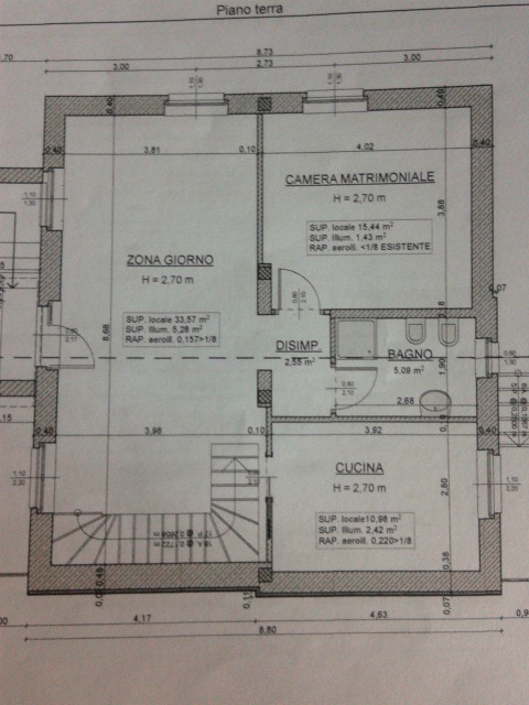 Cucina e zona living