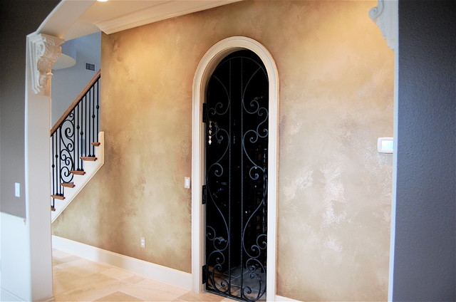 Eclectic Wine Cellar Tampa Metallic and Animal Print Finishes eclectic-wine-cellar