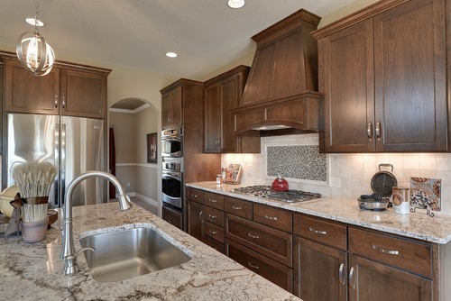 Dark Kitchen Cabinets White Spring Granite Wood Countertops Shaker Cabinets Dark Surfaces Black Cabinets Combined
