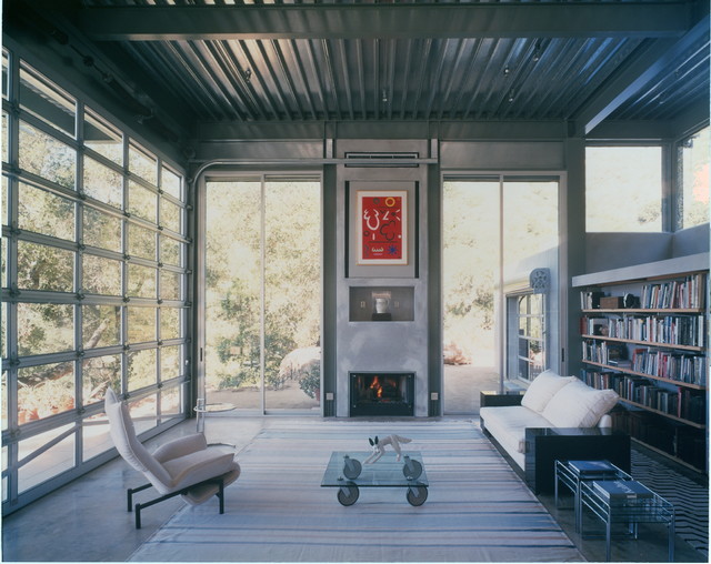 ArmRLite Barton Myers Aluminum and Glass Sectional Garage Door