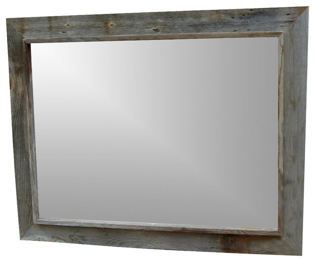 Custom Made Rustic Mirrors 30X36 Western Rustic Style Rustic Wall