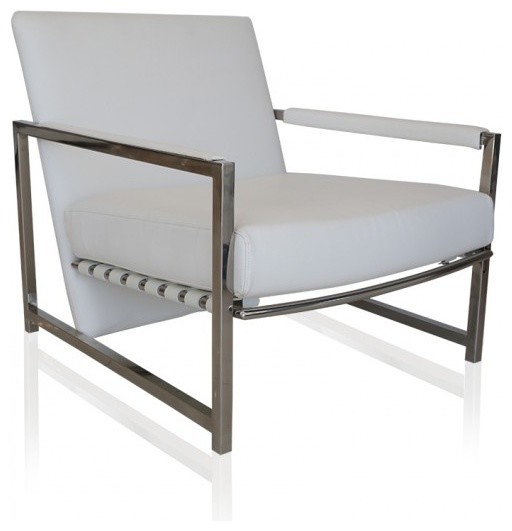 Evan Lounge Chair Snow White Modern Outdoor Lounge Chairs other