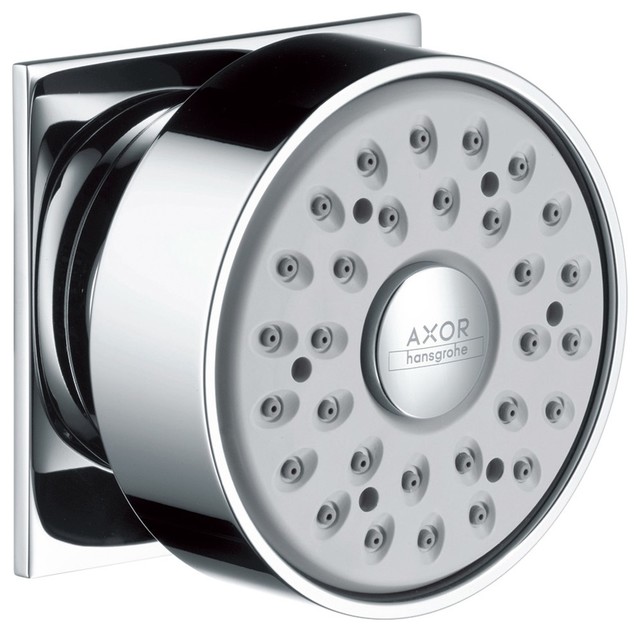 Hansgrohe28469001 Axor Body Spray with Square Escutcheon in Chrome
