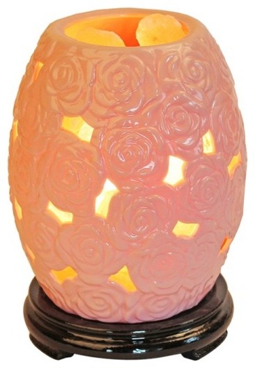 Dimmable Himalayan Rock Crystal Salt Lamps - Modern - Table Lamps - raleigh - by ParrotUncle