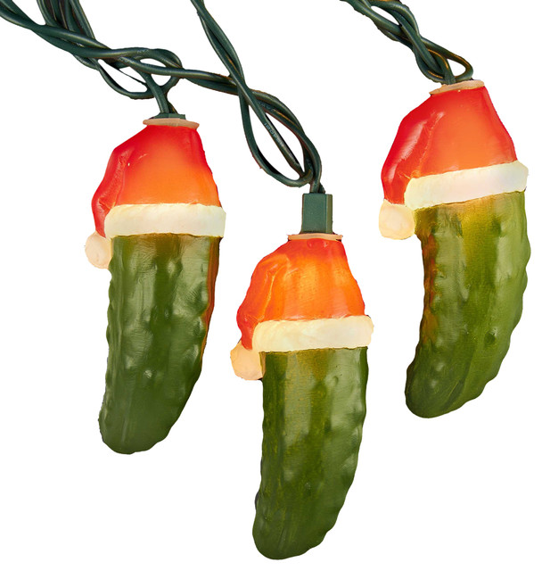 christmas pickle light strand contemporary christmas christmas pickle light strand contemporary christmas