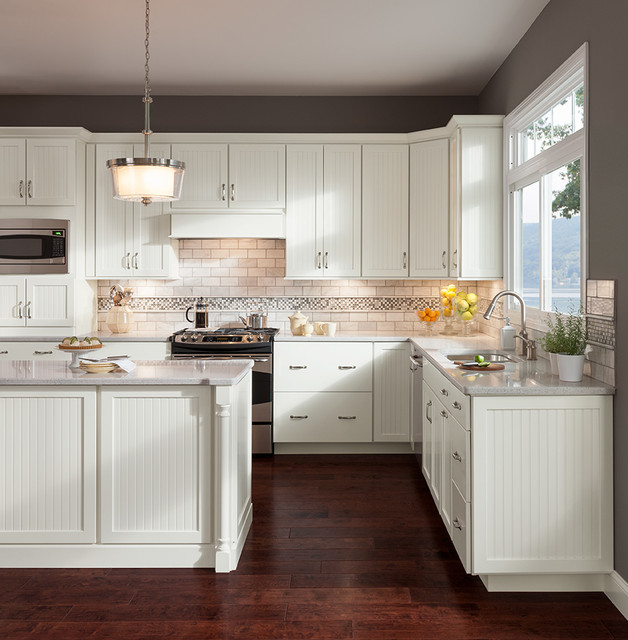 Cottage Painted Linen Cabinets - Transitional - Kitchen - DC Metro - by