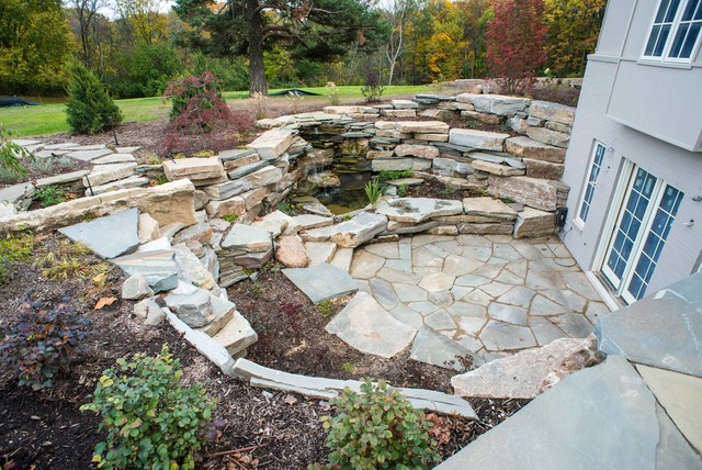 Eclectic Patio Detroit Limestone Grotto Retreat eclectic-patio