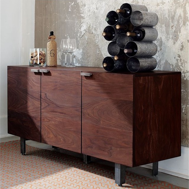 CB2 - Galvanized 12 Bottle Wine Rack - Modern - Wine Racks - by CB2