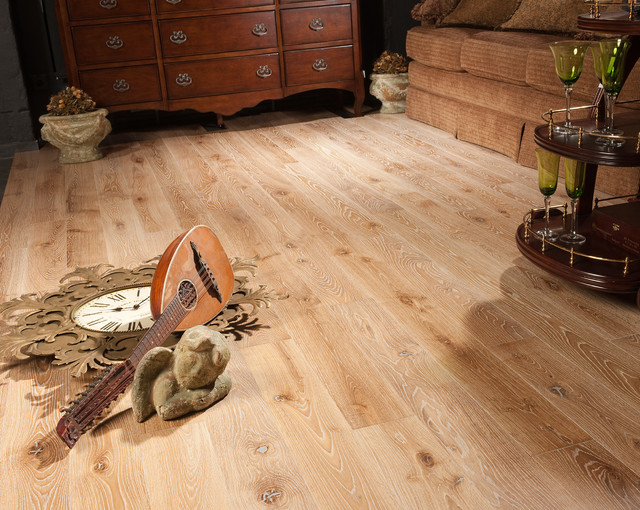 Oak Antique White Tavern Flooring Rustic toronto by Coswick Hardwood