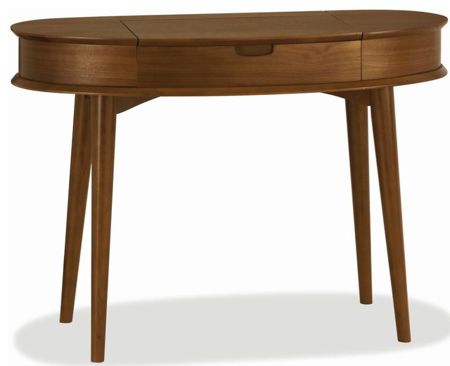 Bentley Designs Orbit Walnut Dressing Table Contemporary Dressing