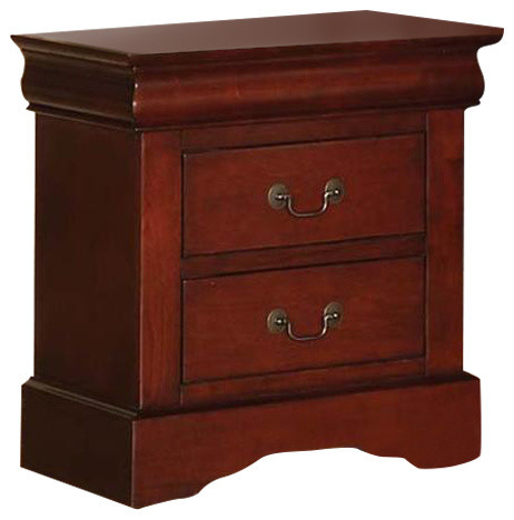 ACME Furniture 19523 Louis Philippe III Nightstand- Cherry - Traditional - Nightstands And ...