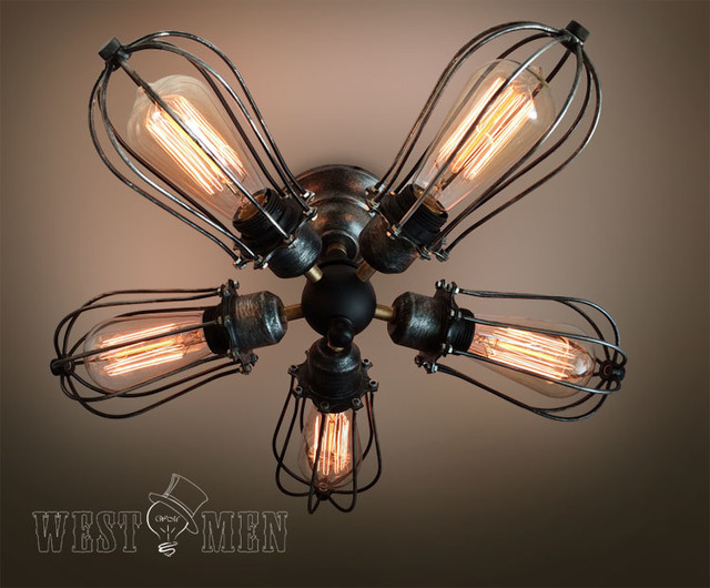 Steampunk Ceiling Fans With Lights Steampunk Ceiling Fans With Lights
