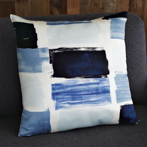 Paintbrush Silk Pillow Cover - Modern - Decorative Pillows - by West Elm
