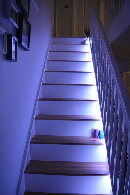 Stair Lighting eclectic-staircase Eclectic Staircase Glasgow Eclectic Staircase Glasgow Stair Lighting eclectic-staircase