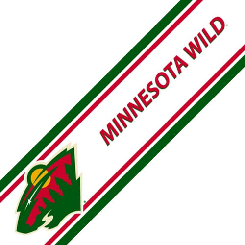 NHL Minnesota Wild Prepasted Hockey Wall Border Roll Contemporary