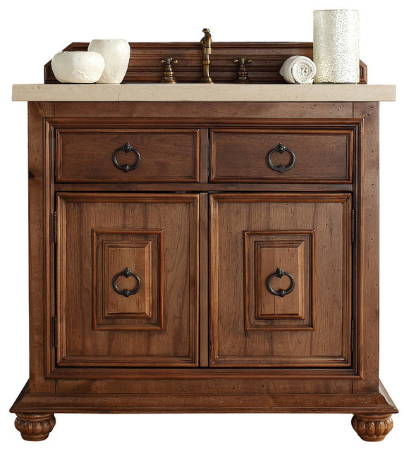 Mykonos 36" Single Vanity Galala Beige Stone Top