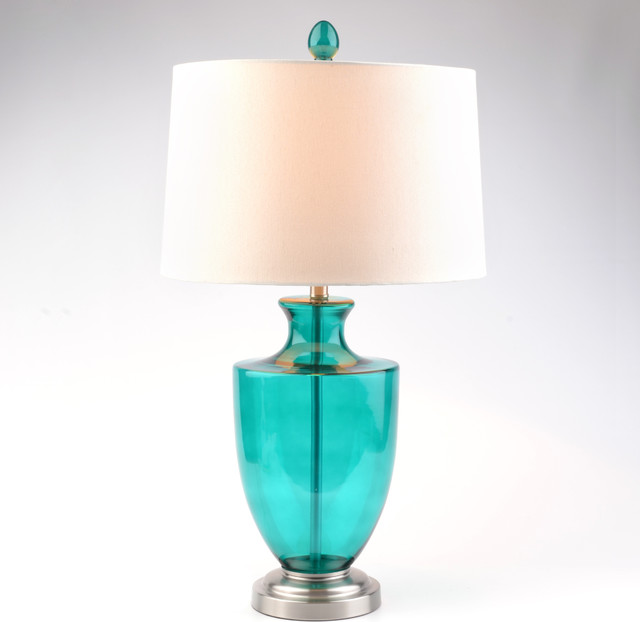 Teal Glass Table Lamp Table Lamps by Kirkland's