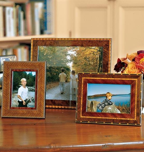 Italian Marquetry Photo Frame Collection Mediterranean Picture