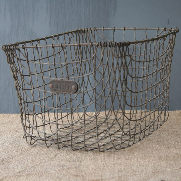 Vintage Wire Locker Bin