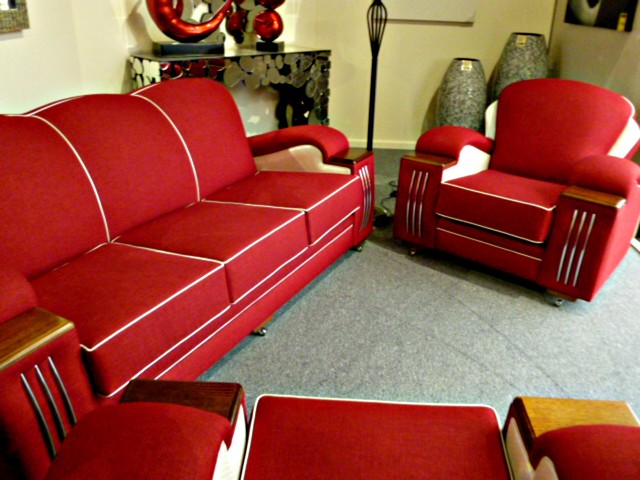art deco lounge suites - Craftsman - melbourne - by deco furniture