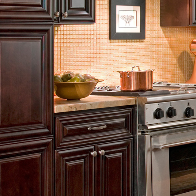 Findley & Myers Palm Beach Dark Chocolate Kitchen Traditional Kitchen