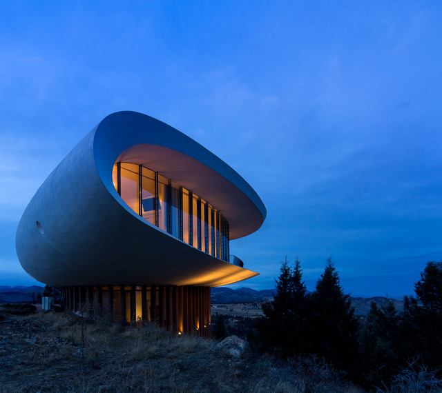 Sculptured House Contemporary Denver by James Florio Photography