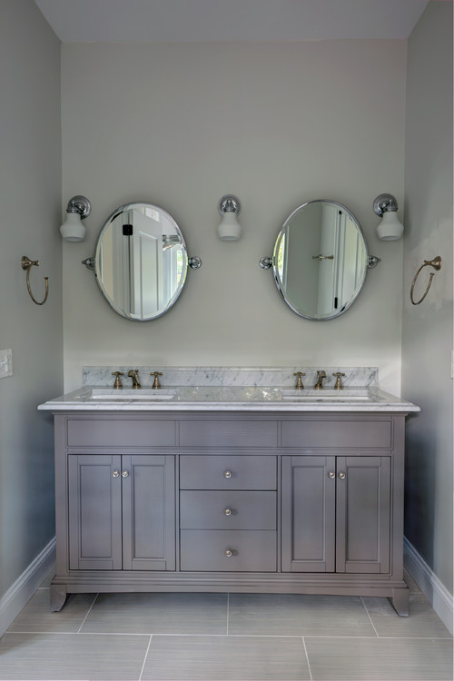 Dual Fitted Furniture Vanity Cabinets