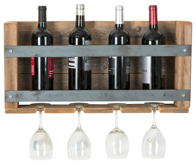 Wood Horizontal Wine Rack Rustic Wine Racks by (del)Hutson Designs