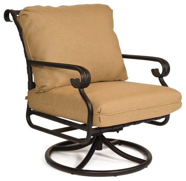 Woodard Ramsgate Cushion Swivel Rocker Lounge Chair Multicolor 160477