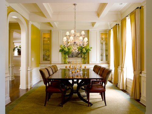 Formal dining rooms by Seattle architect company GHD Architecture.