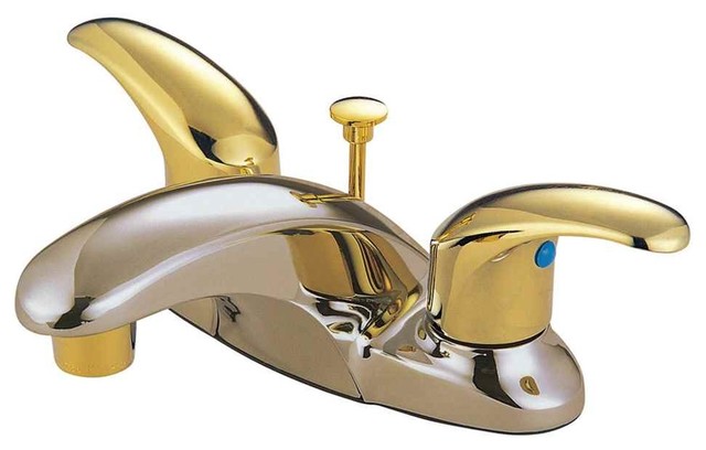 two toned bathroom sink faucets