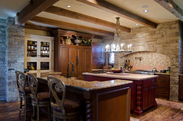 Texas Hill Country Style - Traditional - Kitchen ...