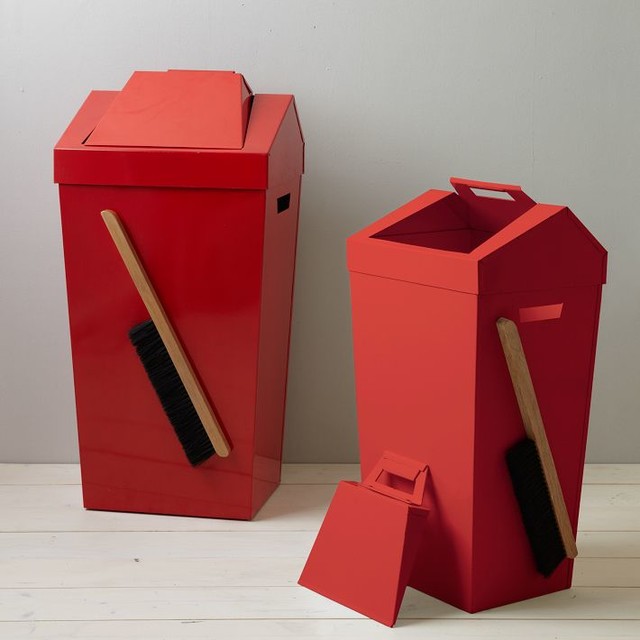 Brendan Ravenhill Dustbin, Red contemporarytrashcans