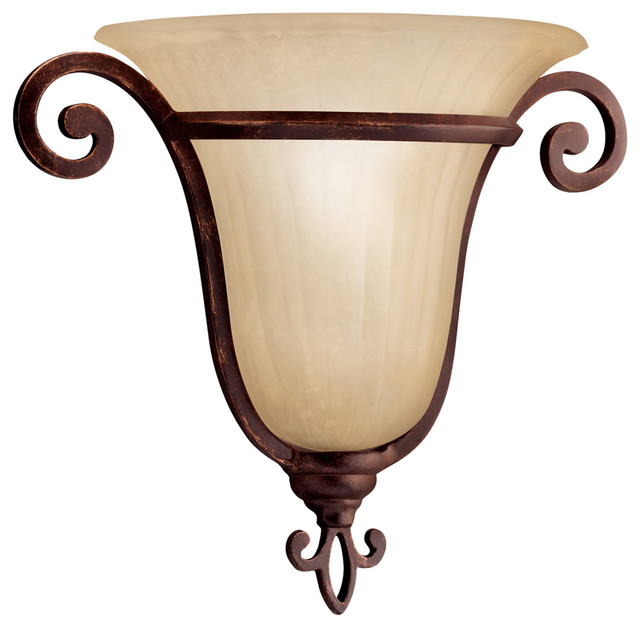 Kichler Lighting Wilton 1Light Wall Sconce mediterraneanwallsconces
