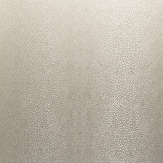 Silver Metallic Faux Shagreen Pebble Fabric Modern Upholstery