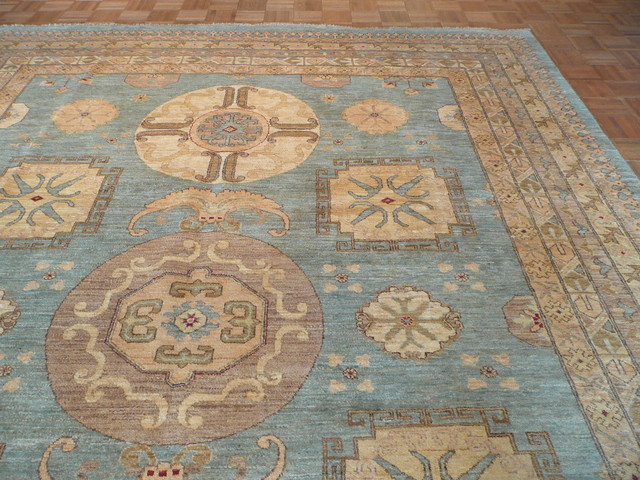 9 x 12 light blue rug