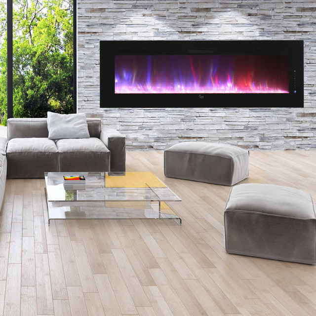 CHFP102A, Luxury Electric Fireplaces Contemporary Indoor
