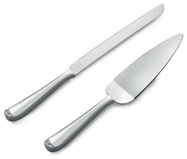 Wedgwood Vera Wang Infinity Cake Knife and Server 2 Piece Set