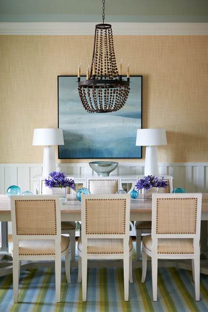 Bright and Bold - Beach Style - Dining Room - jacksonville - by Andrew