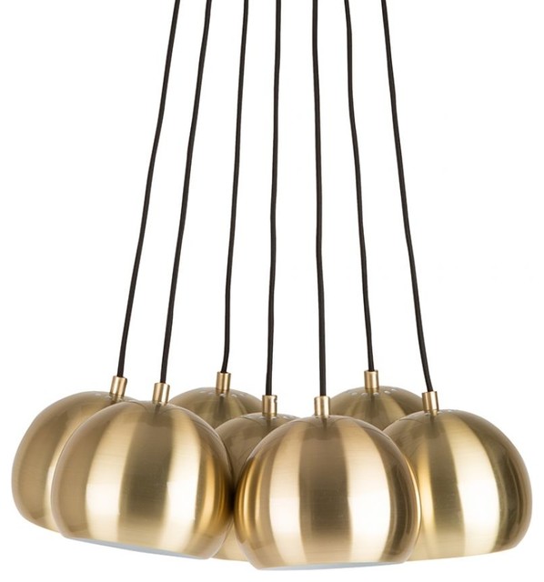 Multishine Pendant Light Brass Contemporary Pendant Lighting by