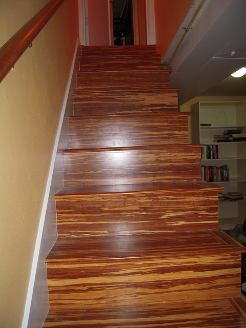 Eclectic Staircase Seattle Basement remodel eclectic-staircase