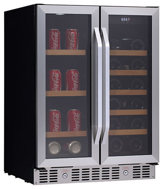 Edgestar CWB1760FD 24inch BuiltIn Wine and Beverage Cooler with