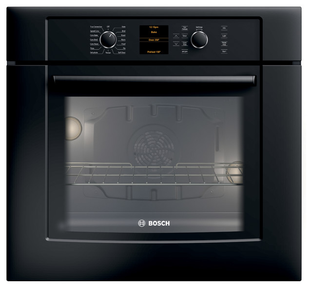 Bosch 30" 500 Series Single Wall Oven With Convection, Black
