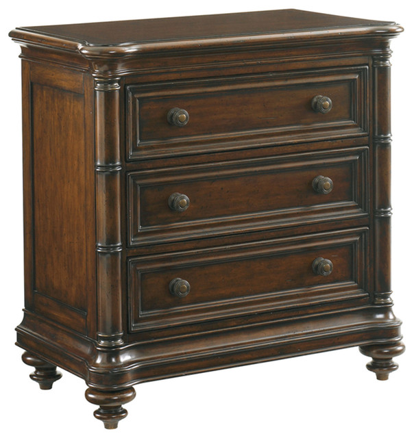 Tommy Bahama Landara Islandia Nightstand 545621 Tropical Nightstands And Bedside Tables