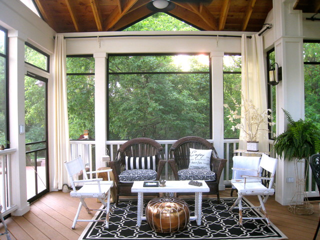Screened Porch Sanctuary - Traditional - Porch - chicago ...