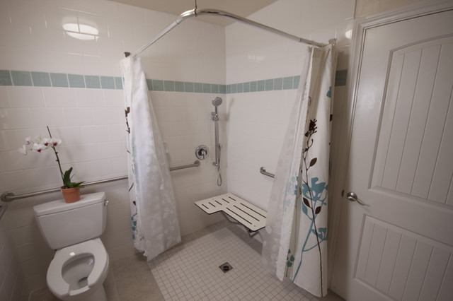 Homeless shelter disabled bath