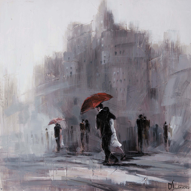 Embrace Wall Art Transitional Paintings