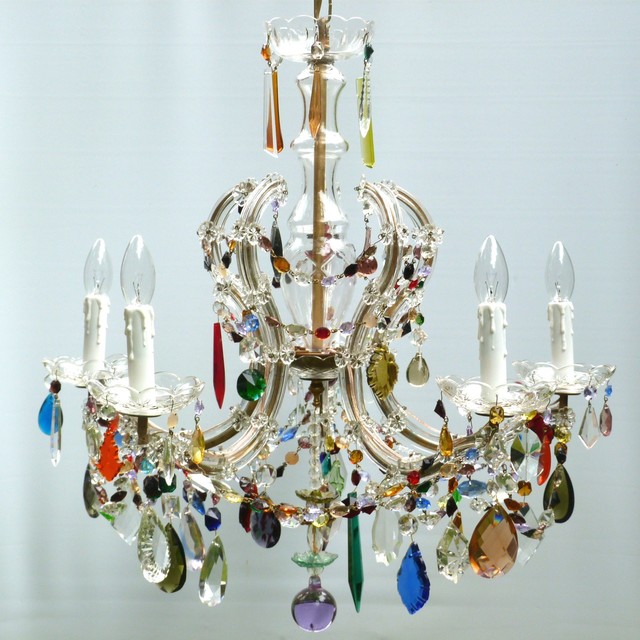 Multi Coloured Chandelier - Chandeliers - london - by The Vintage