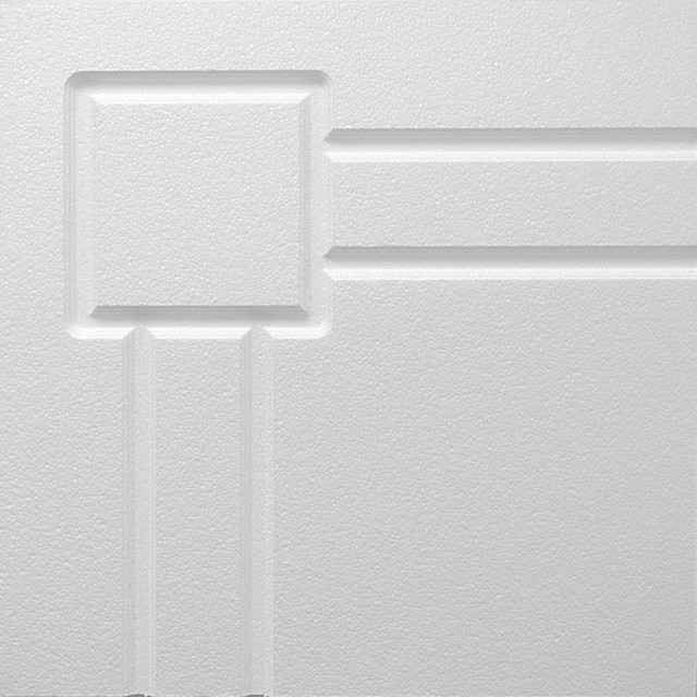 2x2 White Decorative Ceiling Tile Detroit Design Contemporary